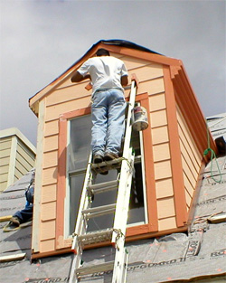 Man, house painting, Austin painting company
